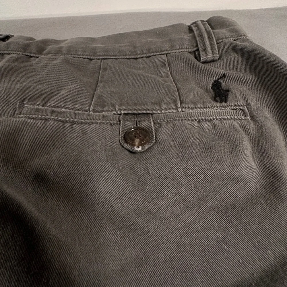 Polo Ralph Lauren Mens Classic Cotton Twill Chino Pants Gray 34/34 Straight Leg